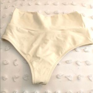 Montce Vanilla High Rose Bikini Bottom size L